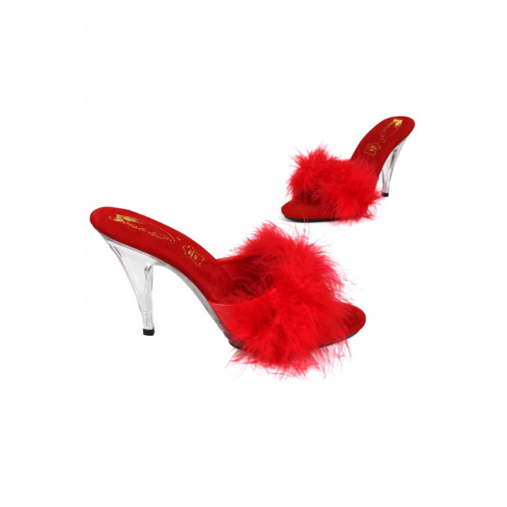 Mules transparentes