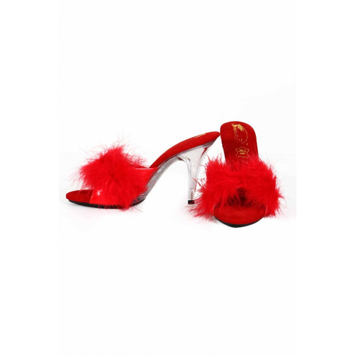 Mules transparentes