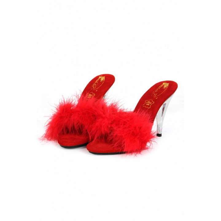 Mules transparentes