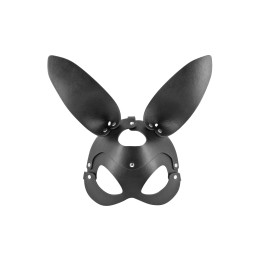 Masque noir Bunny simili cuir