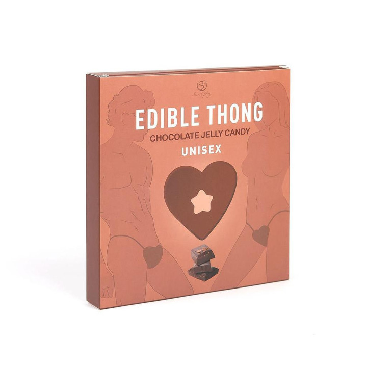 String coeur jelly comestible Chocolat unise