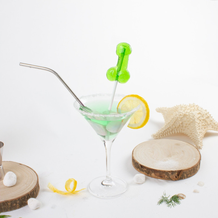 Sucette Pénis jelly gout Caipirinha