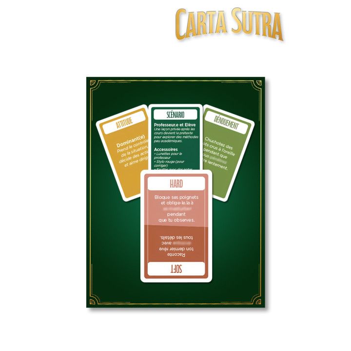 Jeux de rôle" jeu de 220 cartes pour le couple