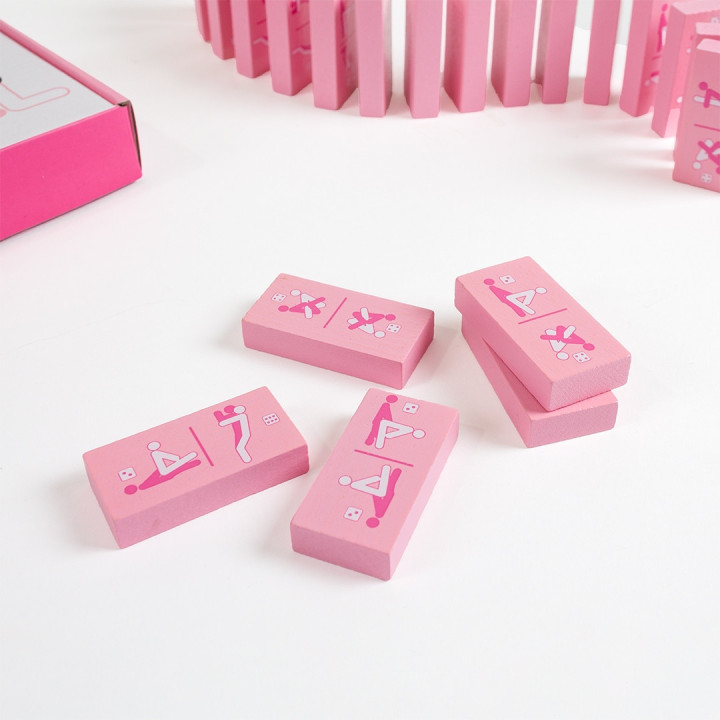 Kinky jeu Dominos coquins en bois