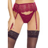 Passion Glamour porte jarretelles Bordeaux