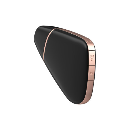 Love Triangle Connecté Stimulateur clitoris par ondes vibrations Noir