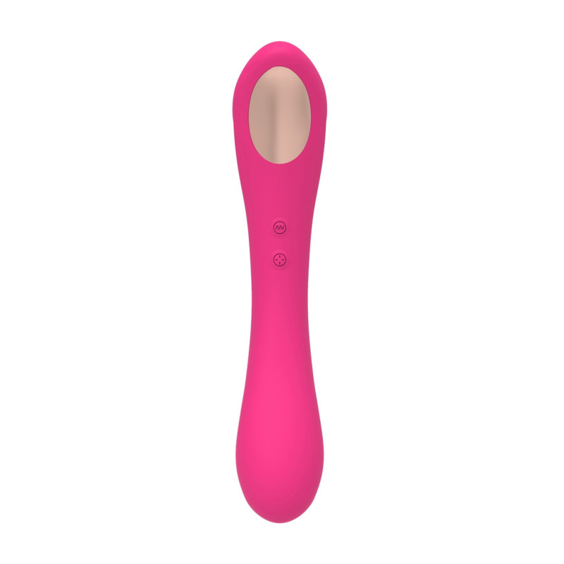 QUIVER Rose Stimulateur Clitoridien et vaginal USB à DOUBLE Stimulation par Succion ou Vibration