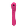 QUIVER Rose Stimulateur Clitoridien et vaginal USB à DOUBLE Stimulation par Succion ou Vibration