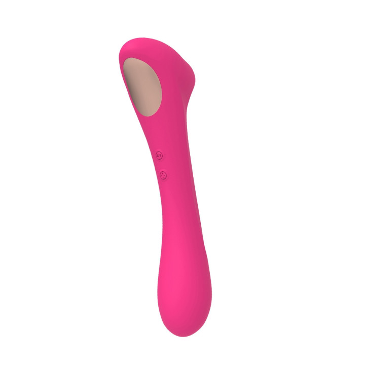 QUIVER Rose Stimulateur Clitoridien et vaginal USB à DOUBLE Stimulation par Succion ou Vibration