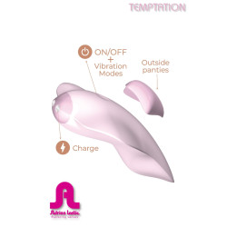Temptation string vibrant Stimulateur clitoris + APP connecté USB