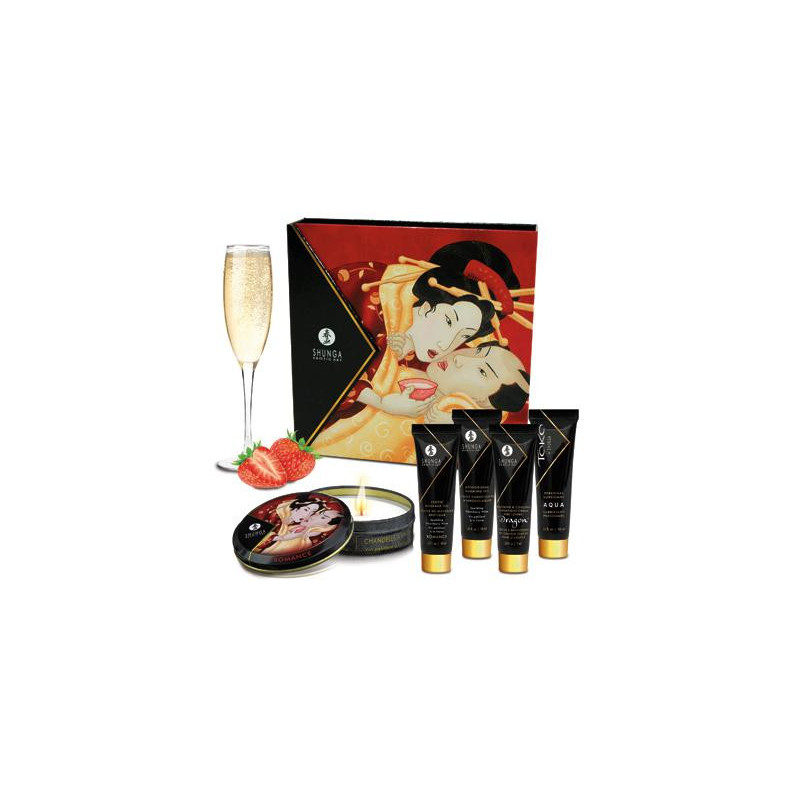 Coffret Secret de Geisha Fraise Vin pétillant
