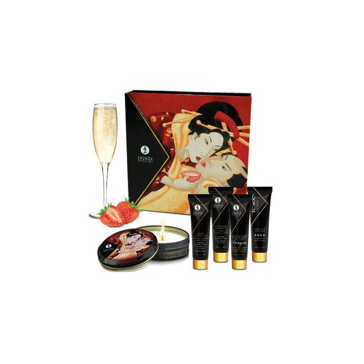 Coffret Secret de Geisha Fraise Vin pétillant