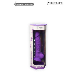 Gode Ventouse Réaliste VIOLET "Thermo Réactive" Modèl 1