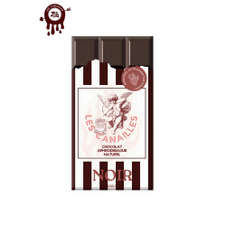Tablette chocolat aphrodisiaque • Noir • 100g