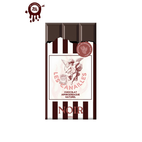 Tablette chocolat aphrodisiaque • Noir • 100g