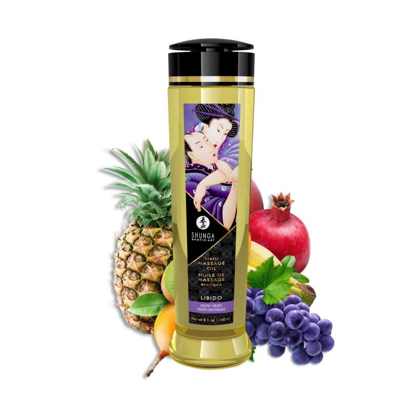Huile de Massage Érotique Libido "Fruits Exotiques"