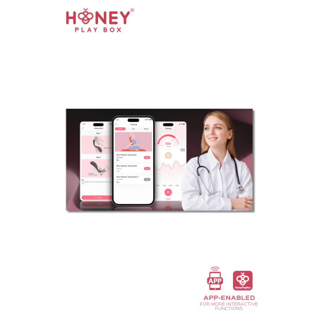 Puff/Aira Boule vibrante gonflable Kegel périnée connectée smartphone USB