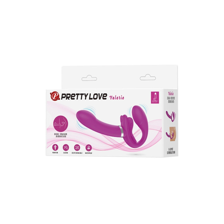 Valerie Gode ceinture vibrant sans harnais USB