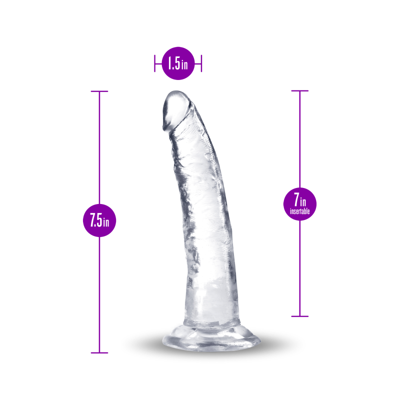 Lust N'Thrush Gode Ventouse droit Jelly Transparent 7