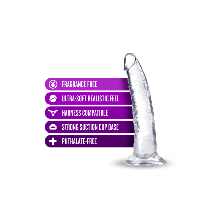 Lust N'Thrush Gode Ventouse droit Jelly Transparent 7