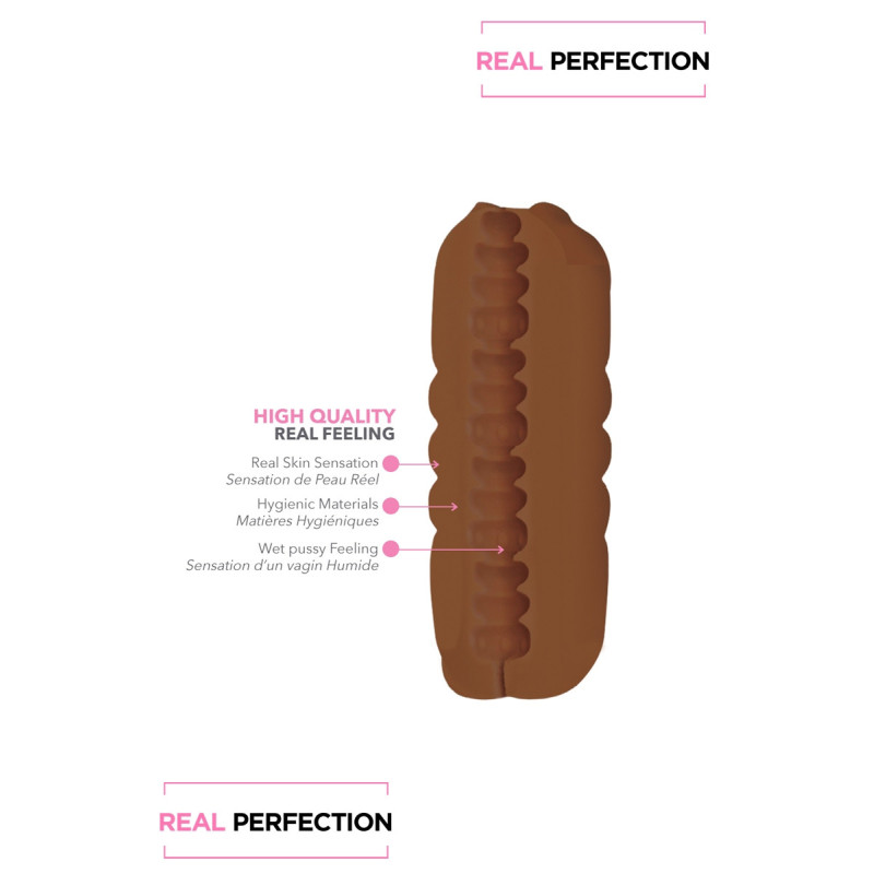 Real Perfection Masturbateur Black Vagin