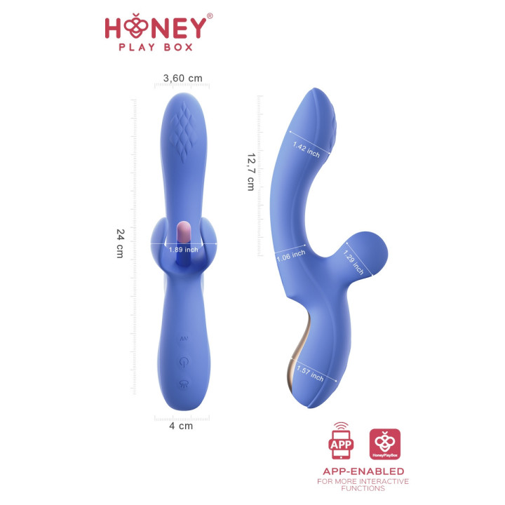 Fortexa Rabbit tapping clitoris connecté smartphone USB