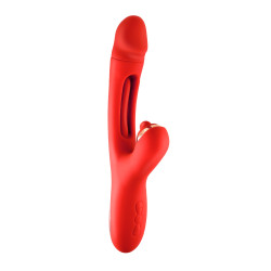 Joyfully rouge Rabbit Vibro tapotements Point G USB