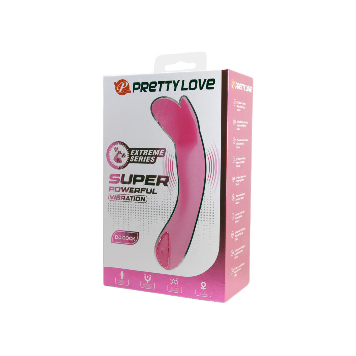 DJ Cock vibro stimulateur clitoris USB rose