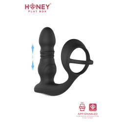 Cyrus vibe rebond stimulateur prostate anneau connecté smartphone USB