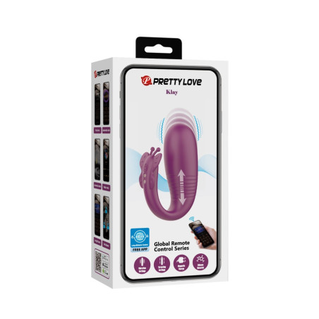 Klay violet Oeuf vibrant vibrant va et vient Android USB