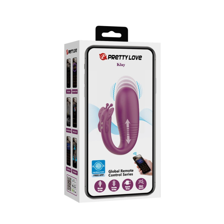 Klay violet Oeuf vibrant vibrant va et vient Android USB