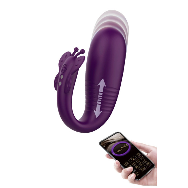 Klay violet Oeuf vibrant vibrant va et vient Android USB