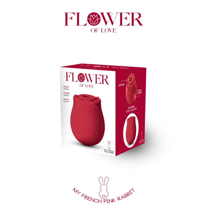 Bouton de Rose stimulateur clitoris succion