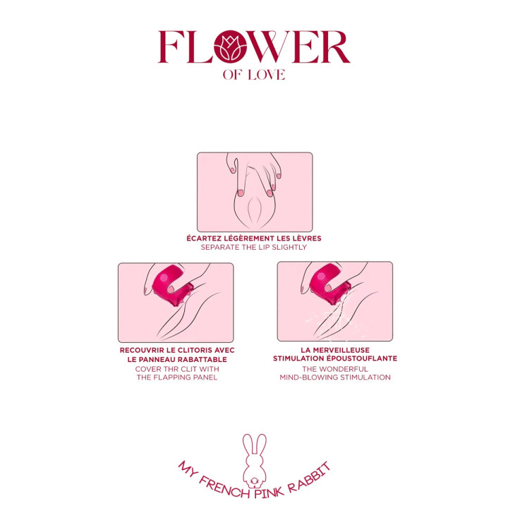 Bouton de Rose stimulateur clitoris succion