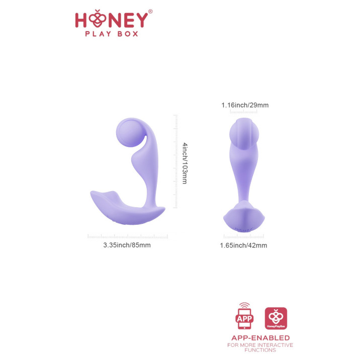 Trill Stimulateur Point G et clitoris connecté smartphone USB