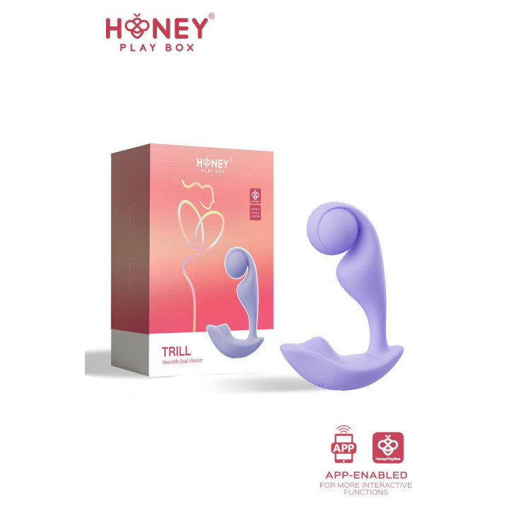 Trill Stimulateur Point G et clitoris connecté smartphone USB
